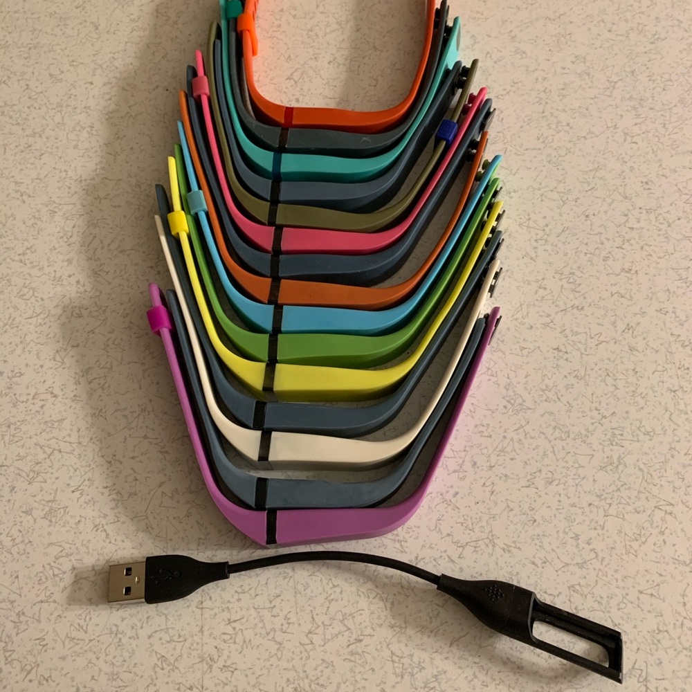 FitBit bands and charger
